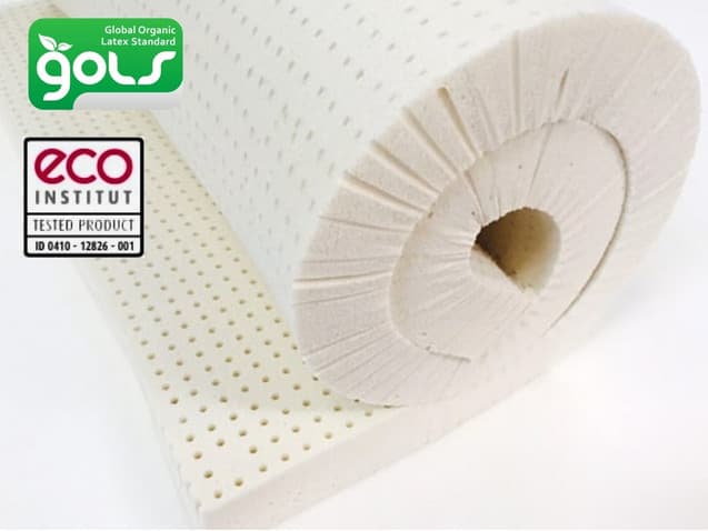 Organic latex foam upholstery foam sheet rolled up